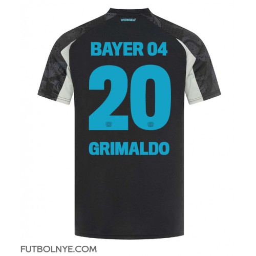 Camiseta Bayer Leverkusen Alejandro Grimaldo #20 Tercera Equipación 2024-25 manga corta